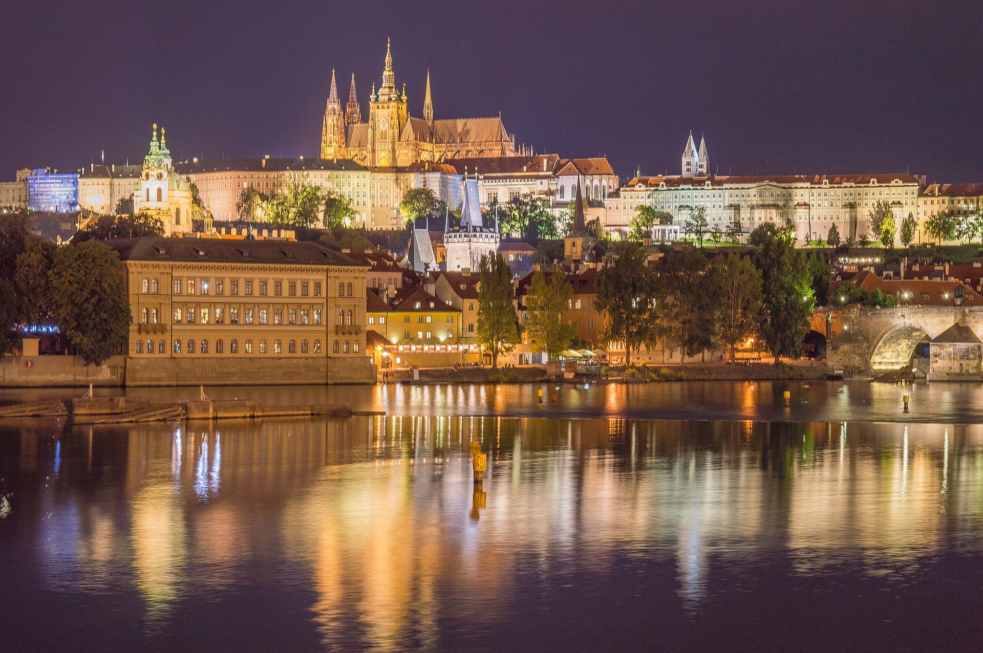 Prague Castle at Night
